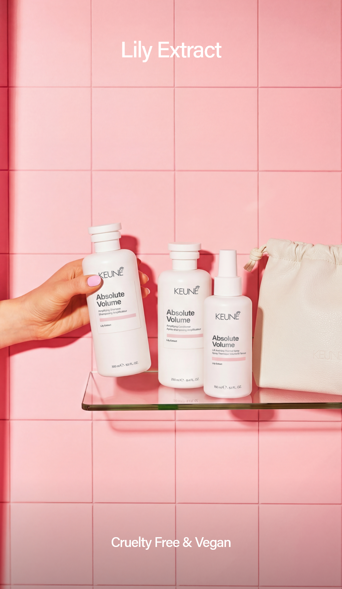 Keune Absolute Volume Lift and Grip Spray: Volume instantané, texture avec prise flexible. Protecteur thermique pour cheveux secs et fins, laque parfaite. Améliore mouvement, soins des cheveux